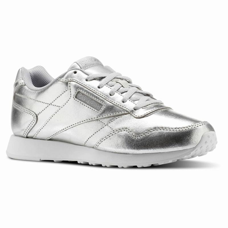 Tenisi Reebok Royal Glide Dama Argintii Metal/Albi Romania PR2730RA